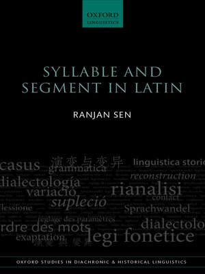 cover image of Syllable and Segment in Latin